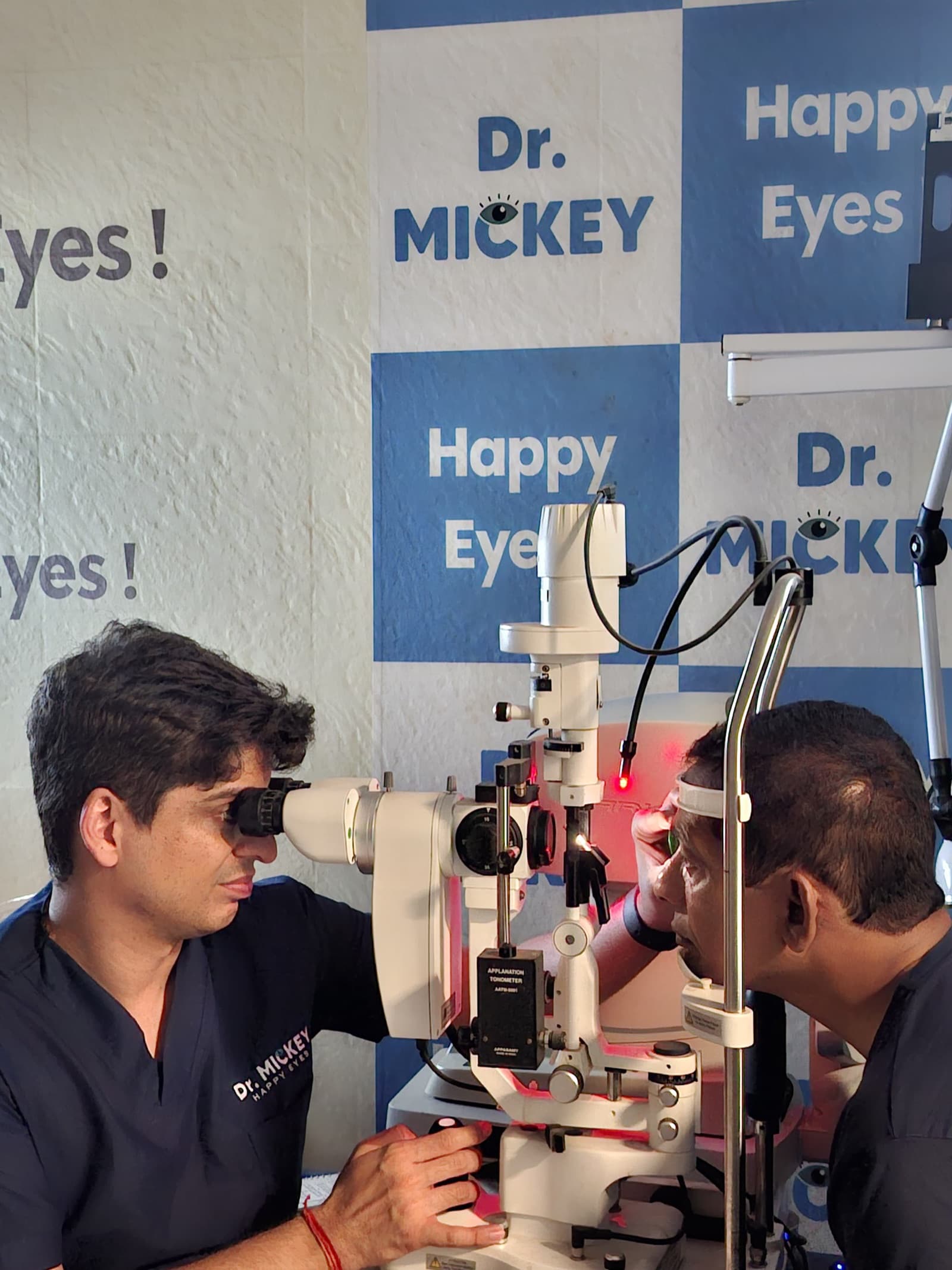 Comprehensive eye exam at Dr Mickey's Eye Care Centre